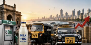 Mumbai gets a September price shock: CNG, milk and auto-taxi fares hiked